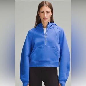 Lululemon Scuba Oversized Half-Zip Hoodie Pipe Dream Blue